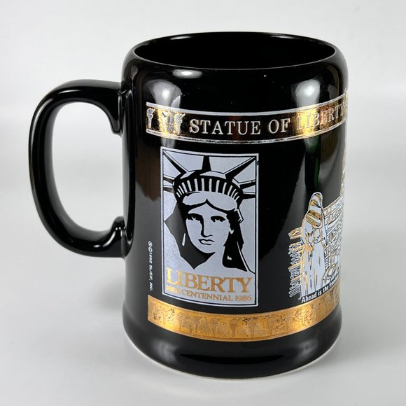 Vtg Statue of Liberty Centennial Coffee Cup Mug Souvenir Collectible Replacement - Picture 3 of 11